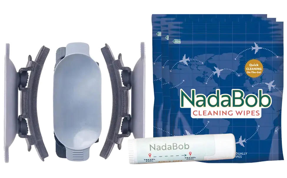 3 NadaBobs + 3 Packs of Wipes + FREE Travel Balm Stick